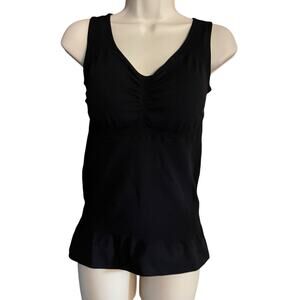 Woman Ocean Super Stretchy Tankini Top Padded Bra XXL Pool Beach Cruise Resort